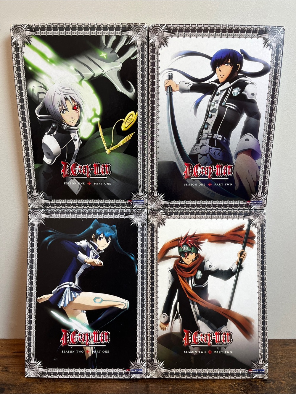 D. Gray-man -Season 1 Part 1 & 2 -Season 2 Part 1 & 2 DVD